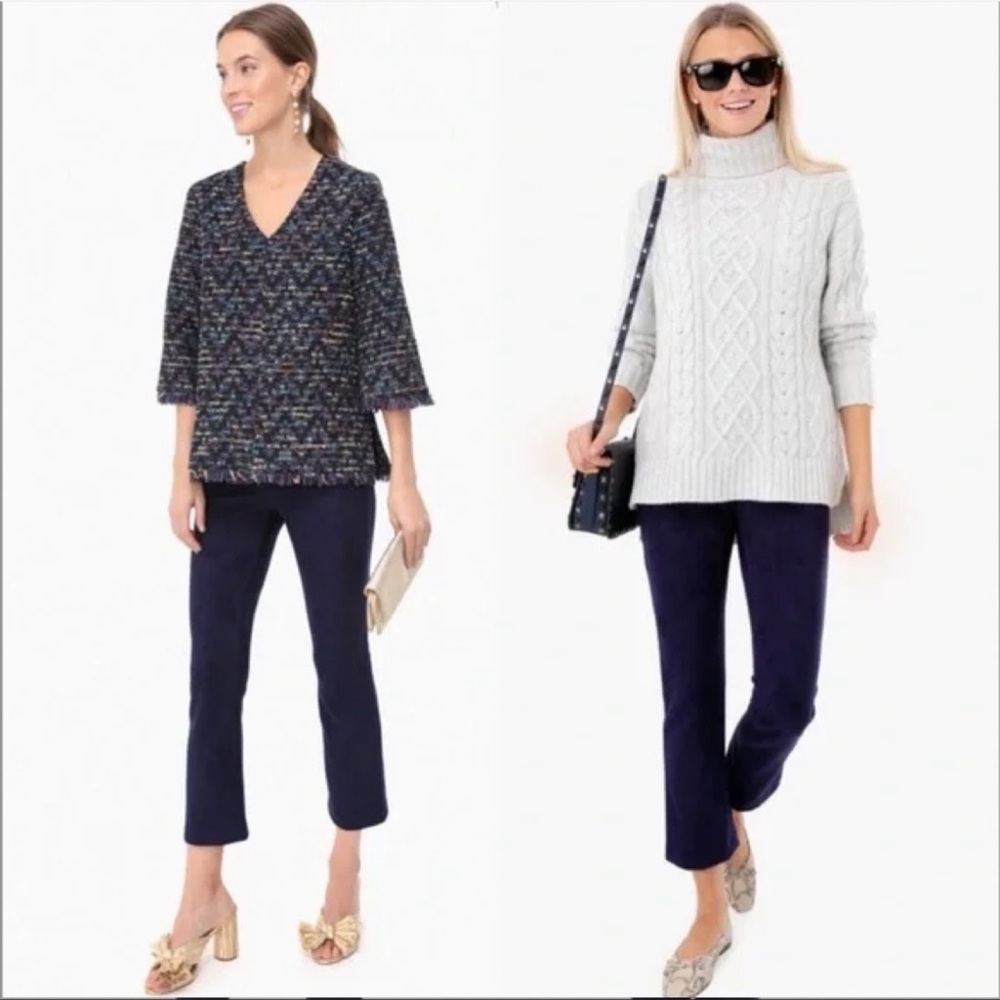 Tuckernuck Navy Suede Ashford Pants